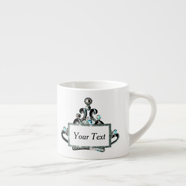 Xícara De Espresso “Tiara Real” Personalizada (Direita)