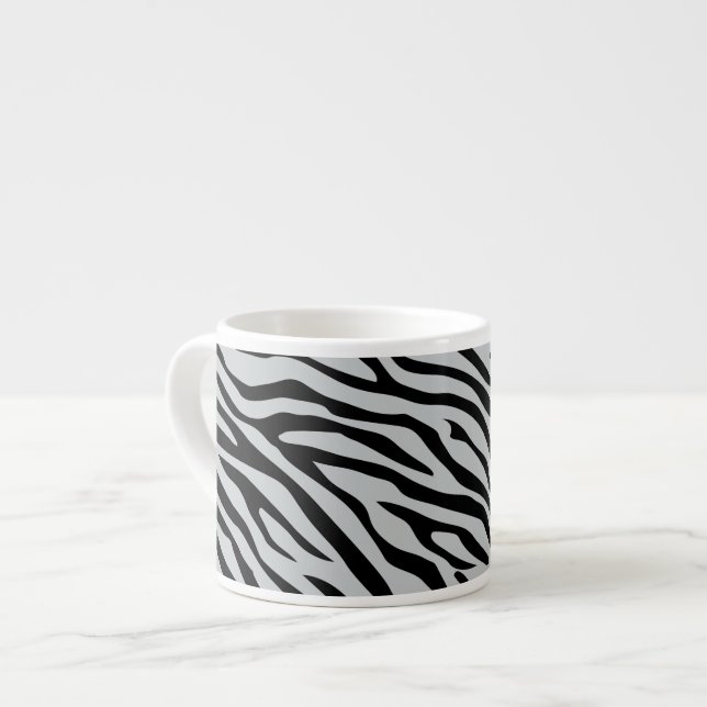 Xícara De Espresso Tiras de Zebra Mágica Clique para Personalizar a c (Frente Esquerda)