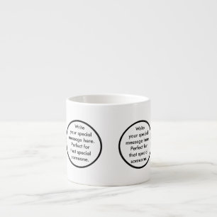 Xícara De Espresso Traje de Nascimento Falante Ms. Penguin Personaliz