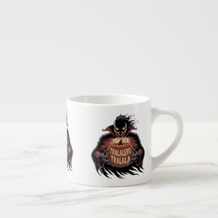 Xícara De Espresso Tralalalero Tralala Vampire Pumpkin Halloween
