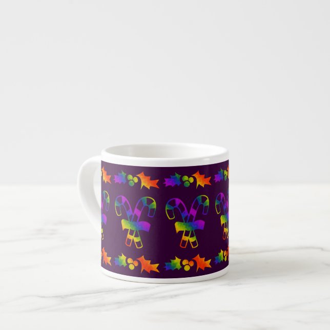 Xícara De Espresso Trippy Holly Canes (Frente Esquerda)
