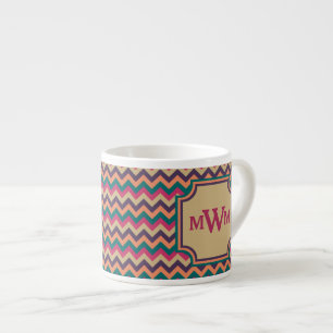 Xícara De Espresso Tropical Zigzag Specialty Mug