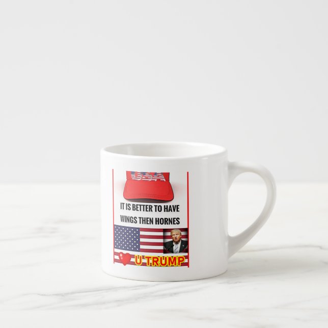Xícara De Espresso Trump Lover Espresso Café Mug (Direita)