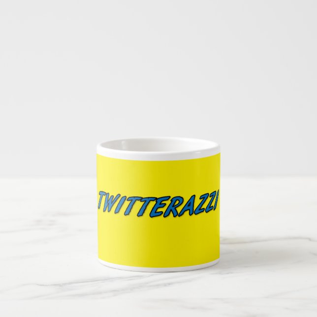 XÍCARA DE ESPRESSO TWITTERAZZI (Frente)