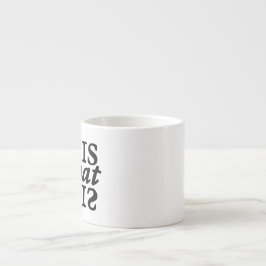 Xícara De Espresso Typografia Espresso Mug