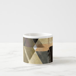 Xícara De Espresso Um design abstrato moderno