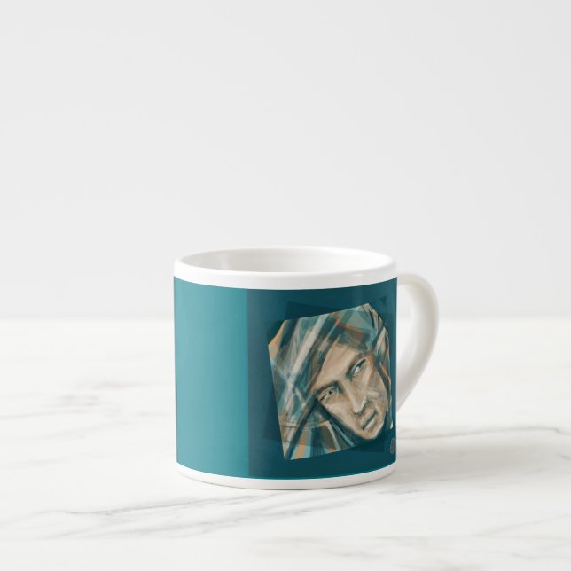 Xícara De Espresso Um Elfo Verde Desafiador (Frente Esquerda)
