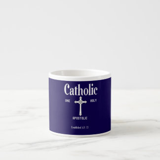 Xícara De Espresso Uma Santa Igreja Católica Apostólica