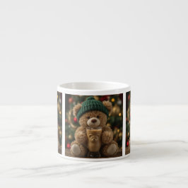 Xícara De Espresso Ursa-ista Teddy Bear personalizado