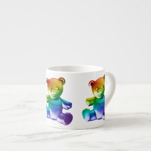 Xícara De Espresso Urso de pelúcia de metal polido SlipperyJoe's grad
