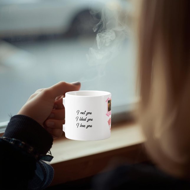 Xícara De Espresso Valentine’s Day Personalized Espresso Mug (Criador carregado)