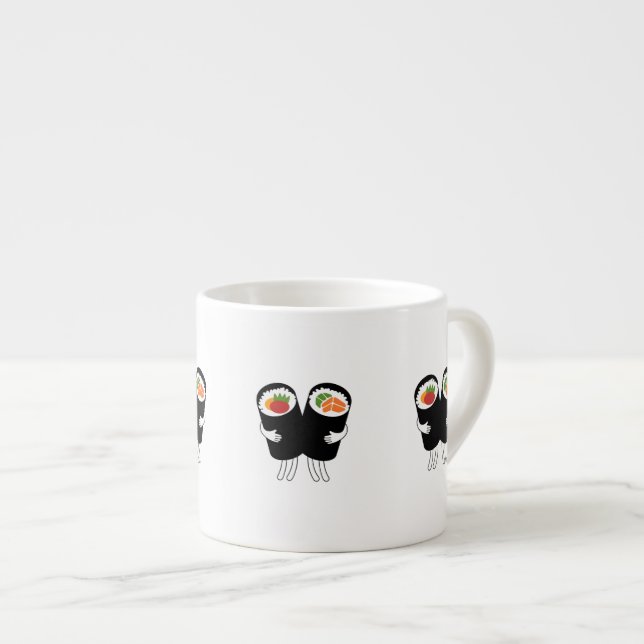 Xícara De Espresso Valsa de Sushi (Frente Esquerda)