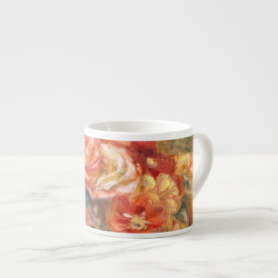 Xícara De Espresso Vaso de Renoir de belas artes dos rosas