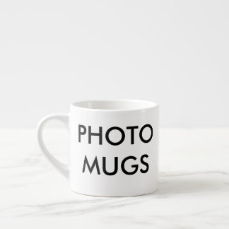 Xícara De Espresso Vazio Personalizado de Taça Espresso de Fotos