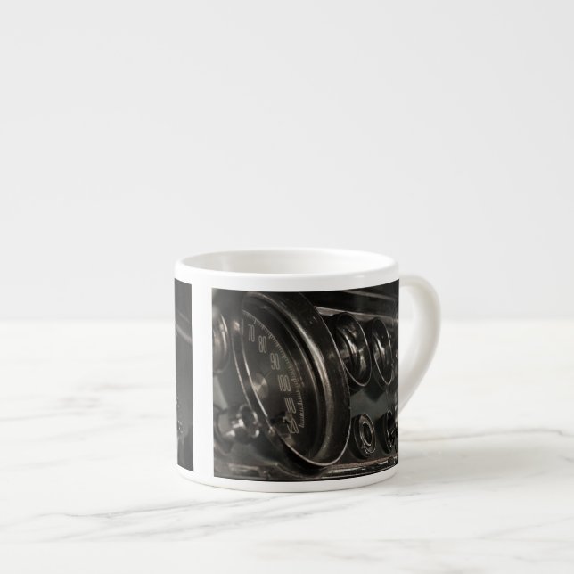 Xícara De Espresso Velho Chrysler Dashboard Fechar Espresso Mug (Frente Esquerda)
