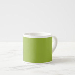 Xícara De Espresso  Verde limão moderado (cor sólida) amarelo- verd