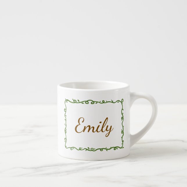 Xícara De Espresso Videira Personalizada (Direita)