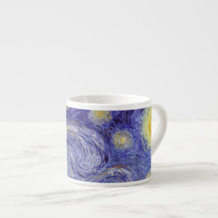 Xícara De Espresso Vincent Van Gogh Starry Night Vintage Fine Art
