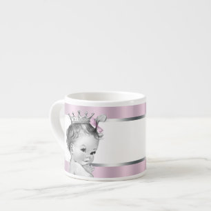 Xícara De Espresso Vintage Pink Princess Baby Cups