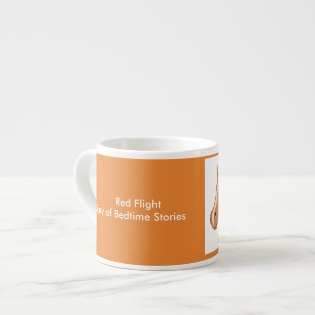 Xícara De Espresso Voo Vermelho (Frente Esquerda)