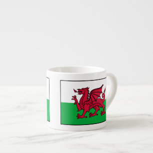 Xícara De Espresso Wales - bandeira de Galês
