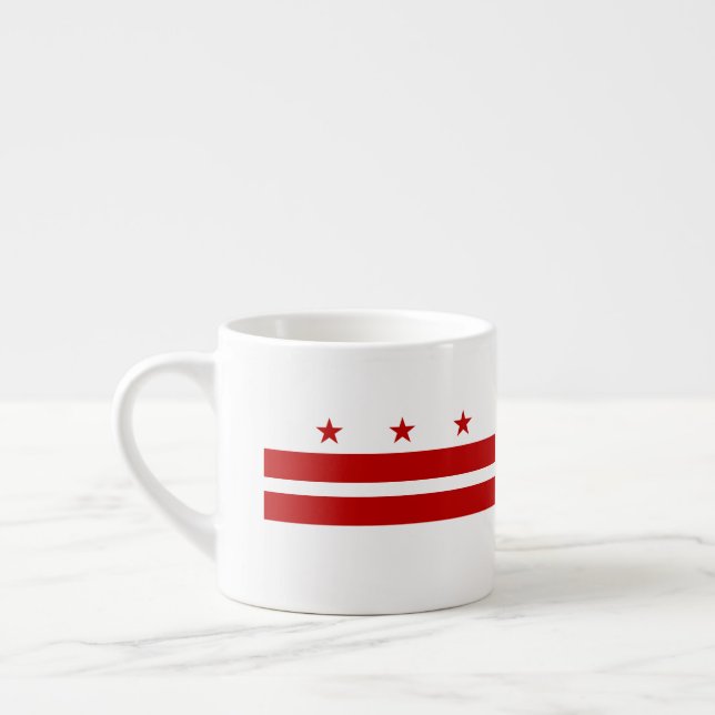 Xícara De Espresso Washington, bandeira da C.C. (Esquerda)