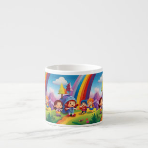Xícara De Espresso Whimsy Wonderland Specialty Mug Um Sip Reproduzíve