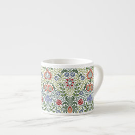 Xícara De Espresso William Morris Floral Persian Pattern