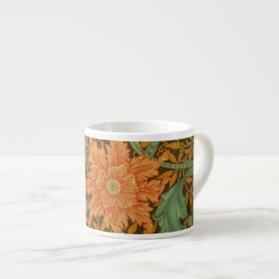 Xícara De Espresso William Morris Solteiro Stem Pattern Art Nouveau