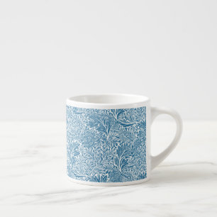 Xícara De Espresso William Morris Vintage Apple Blue Pattern