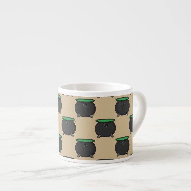 Xícara De Espresso Witch Cauldron (Frente Esquerda)