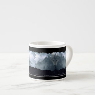 Xícara De Espresso Wolf & Mountain Espresso Coffee Mug