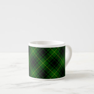 Xícara De Espresso Xadrez verde MacArthur tartan
