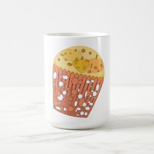 Xícara De Milho-Pipoca - Xícara De Café Divertida