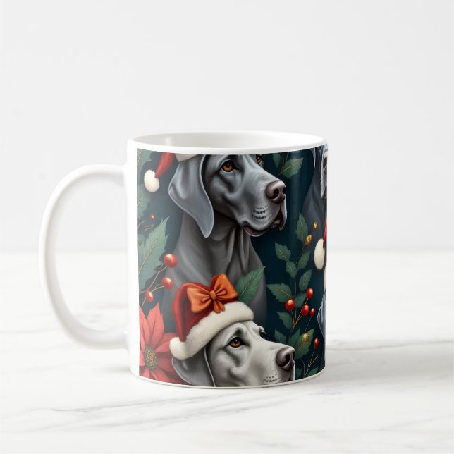 Xícara de Natal impressionante do Great Dane (Esquerda)