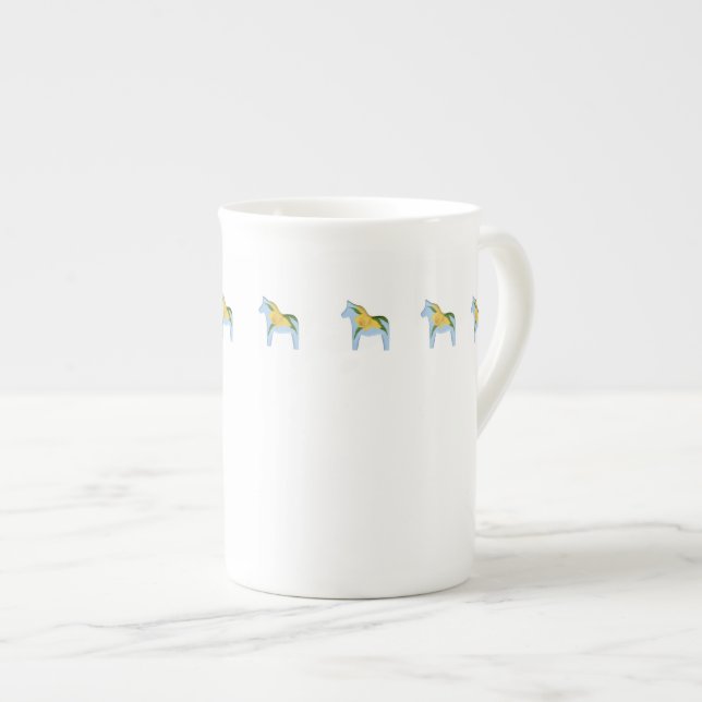 Xícara de porcelana óssea Daffodil (Frente Esquerda)