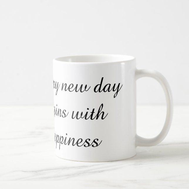 Xícara Matinal Positiva (Direita)