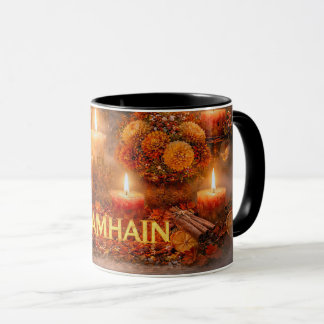 Xícara ou Caneca de Café de Samhain com Mariposas