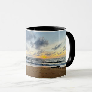 Xícara personalizada de Happy Sunshine Modern