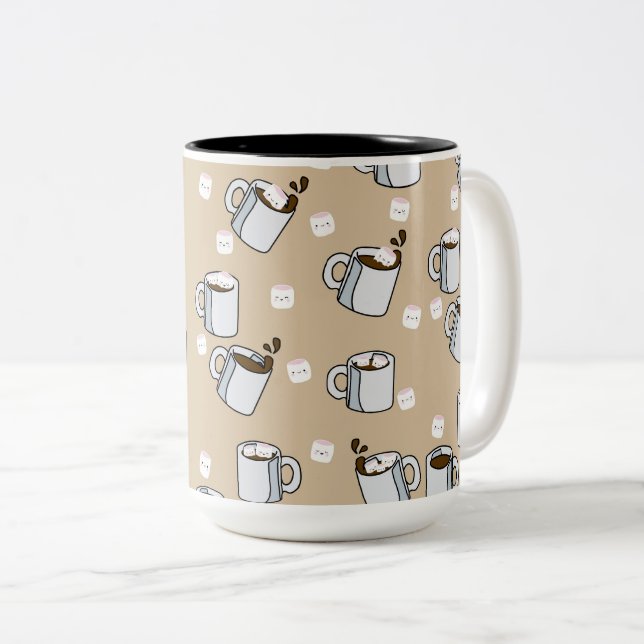 Xícaras de café, caneca de cozinha (Frente Esquerda)
