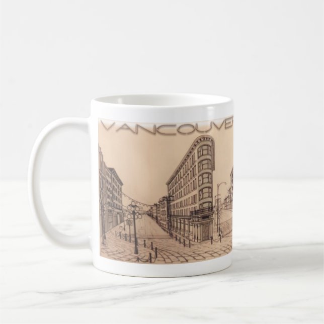 Xícaras e Copos de Café de Vancouver BC Canadá (Esquerda)