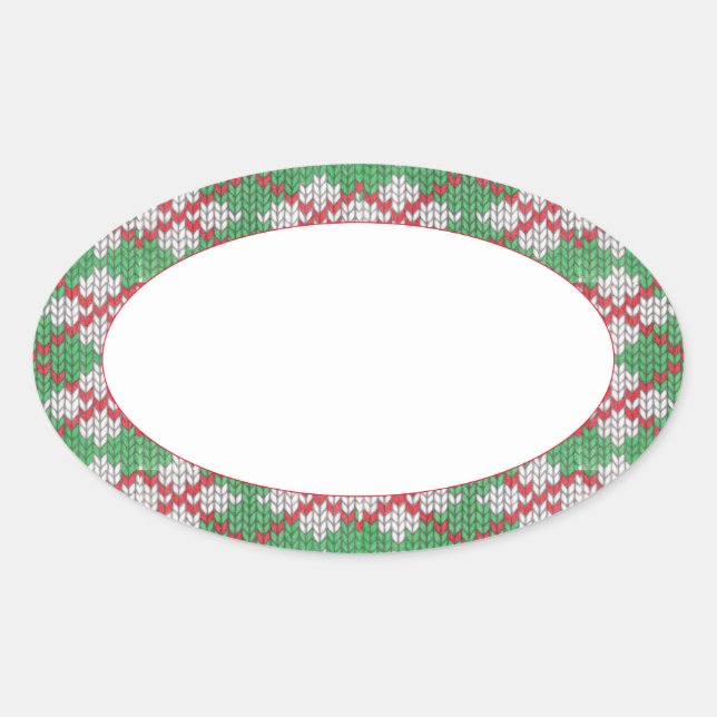 XMAS ARGYLE KNIT - Autocolantes (Frente)