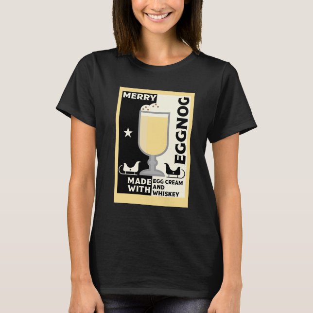 Xmas Eggnog Punch T-Shirt (Frente)