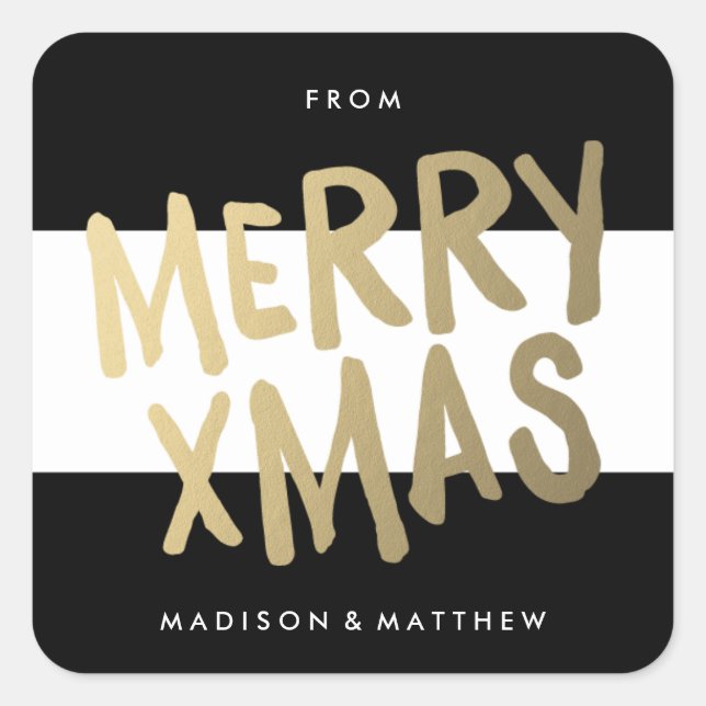 Xmas | Etiquetas de presentes de feriado (Frente)