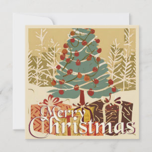 Xmas Motif, com presentes na árvore de Natal