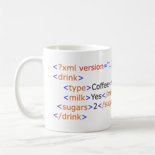 XML que programa a caneca de café