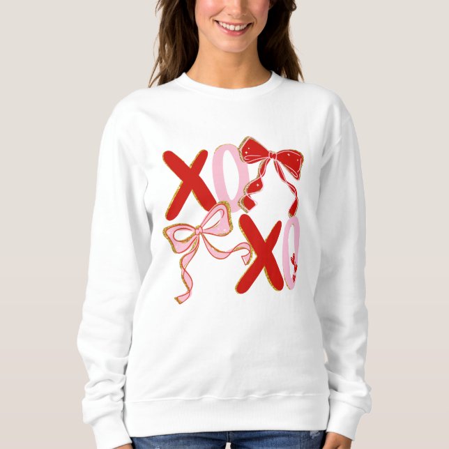 XO Valentine Sweatshirt | Cute XOXO Love Pullover (Frente)