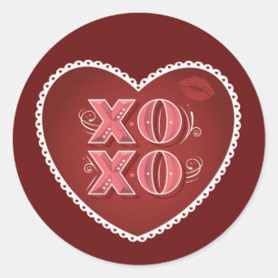 XOXO (Abraços e Beijos) / Adesivos