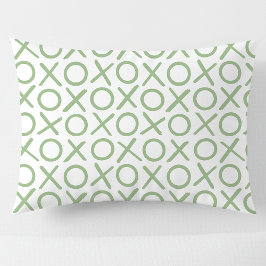 XOXO Abraços e Beijos Padrão Moderno Verde Branco