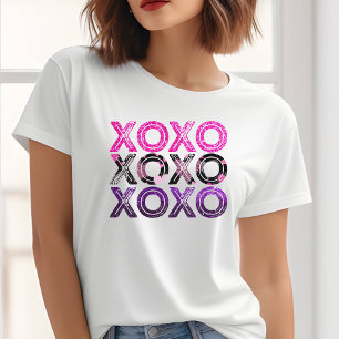 Xoxo - Camiseta Glitter Dia de os namorados com Di